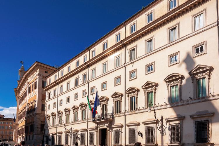 The Italian prime minister's office, Palazzo Chigi
