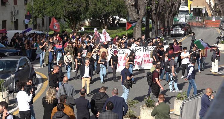 Le proteste all'università La Sapienza
